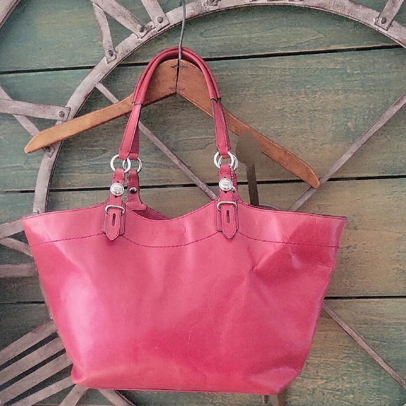 Coach Vintage Handmade Leather Red Tote - Picture 1 of 16